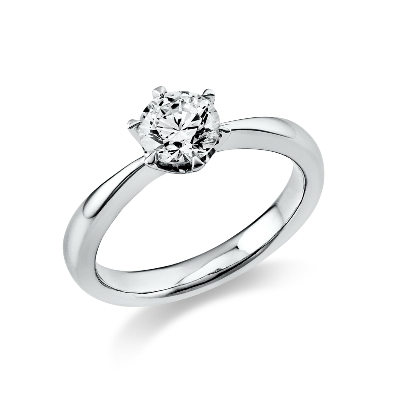 Brillant Solitär Ring 0,77 ct 585/ 14 K Gold