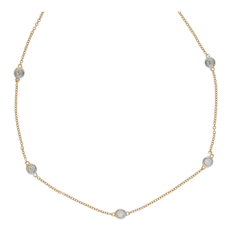 Brillant Collier 45 cm Länge