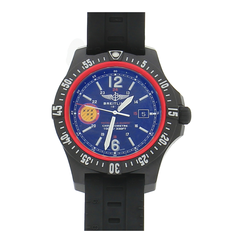 Breitling Colt Skyracer Patrouille Suisse X74320B5 Breitlight 45mm SuperQuartz COSC Sonderedition Box & Papiere
