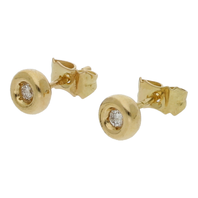 Brillant Ohrstecker 750/ 18 K Gold