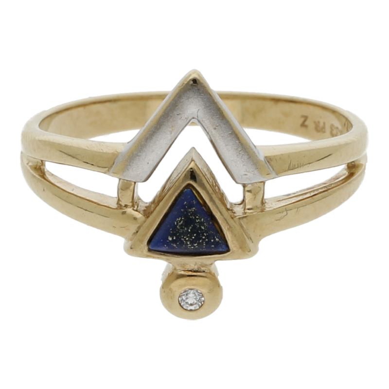 Lapis Ring 333/ 8 K Gold