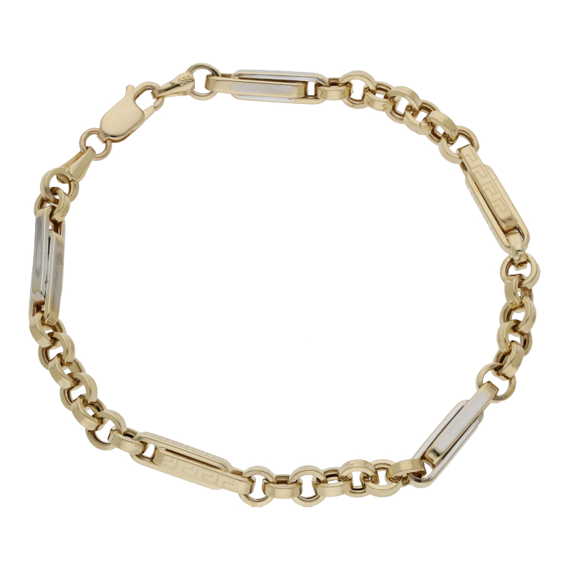 Armschmuck 585/14 K Gelbgold Ankerkette Länge 20 cm