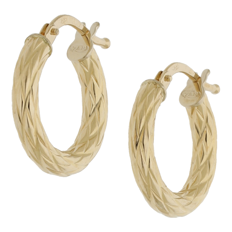 Creolen 16 mm 750/18K Gold