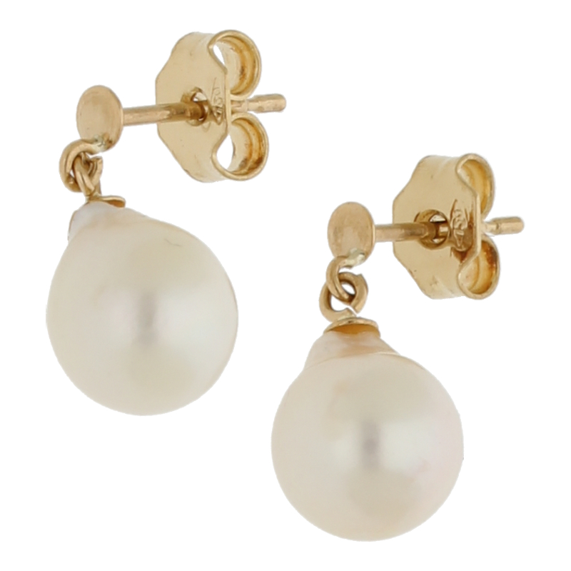 Zuchtperlen Ohrhänger 750/ 18 K Gold