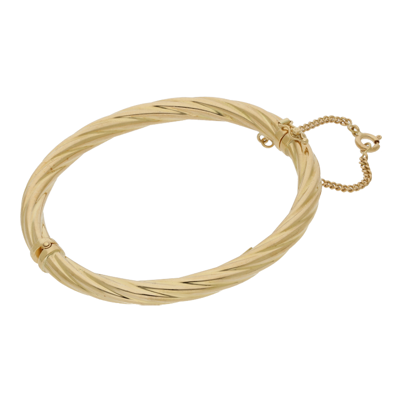 Armreif mit Sicherung 18K/750 GG