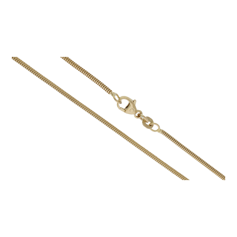 Schlangenkette 42 cm Länge 585/ 14 K Gold