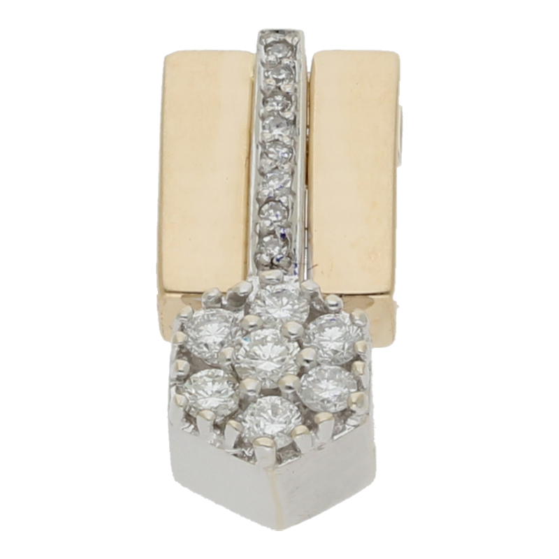 Brillant Anhänger ca. 1,0 ct Neupreis ca. 1980€