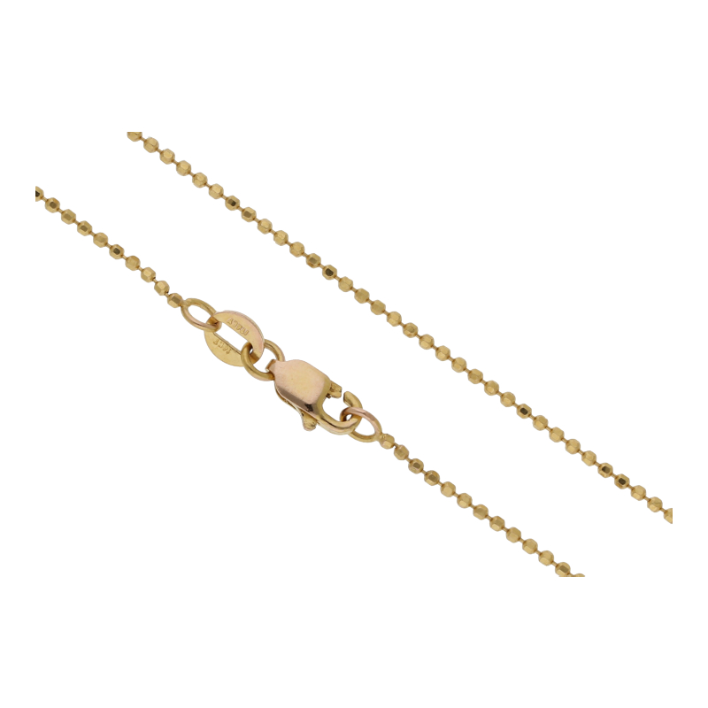 Kugelkette 46 cm Länge 585/ 14 K Gold