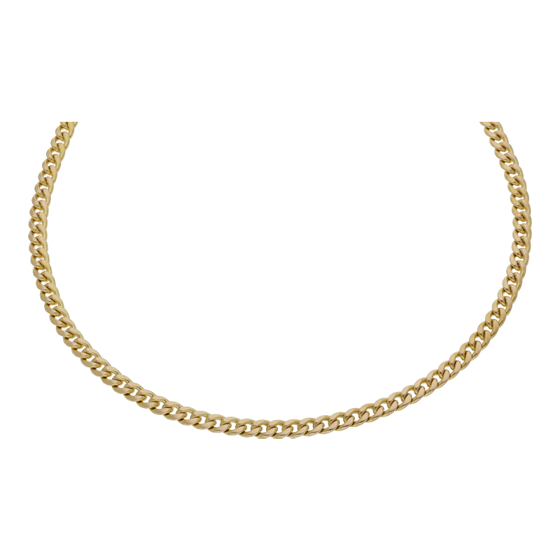 Halskette 585/14 K Gelbgold Panzerkette Breite 2,8mm Länge 40 cm