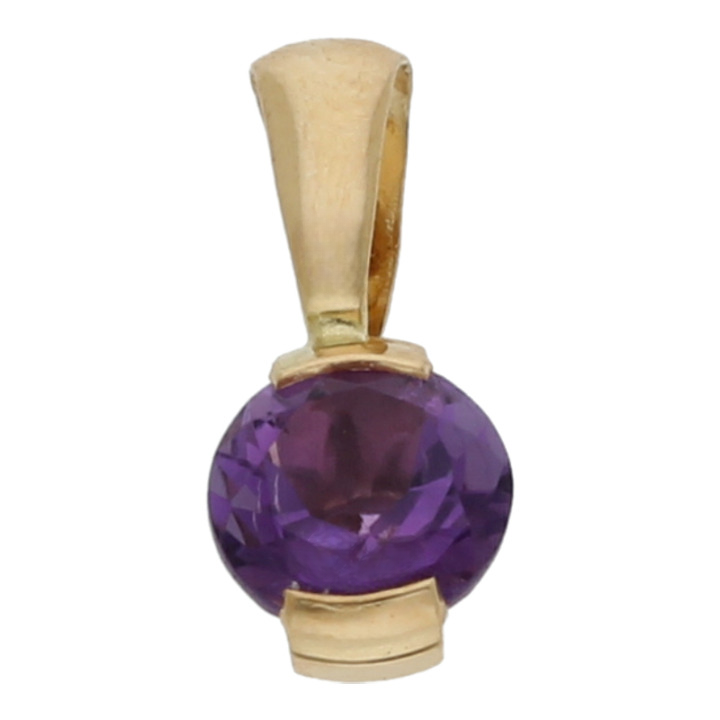 Amethyst Anhänger 750/ 18 K Gold