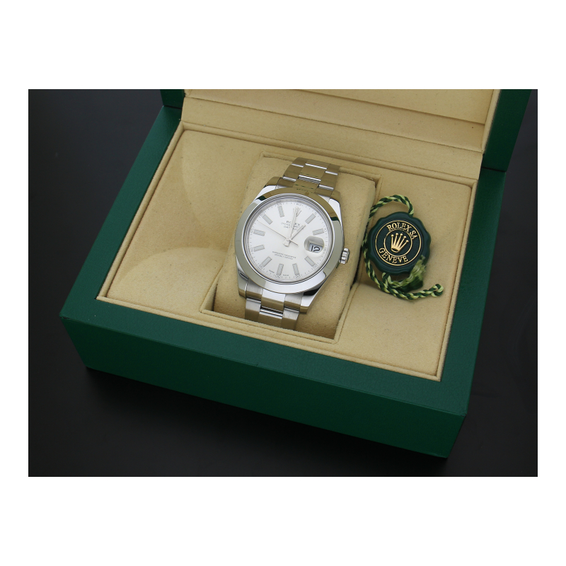 Rolex Datejust 41 116300 Oystersteel Automatik Box Papiere 2016