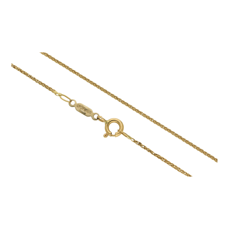 Zopfkette 50 cm Länge 750/ 18 K Gold