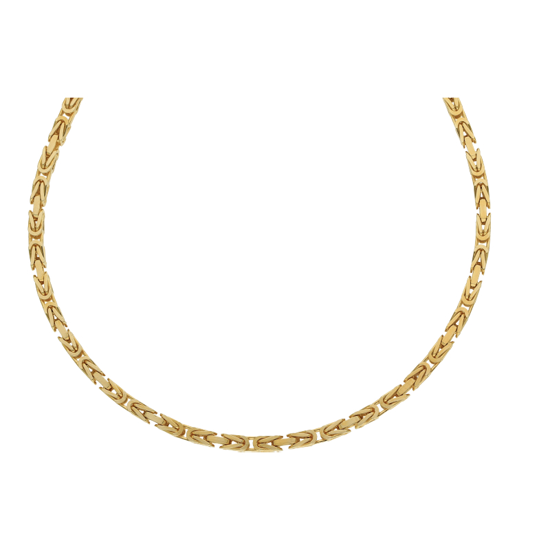 Königskette 46 cm Länge 585/ 14 K Gold