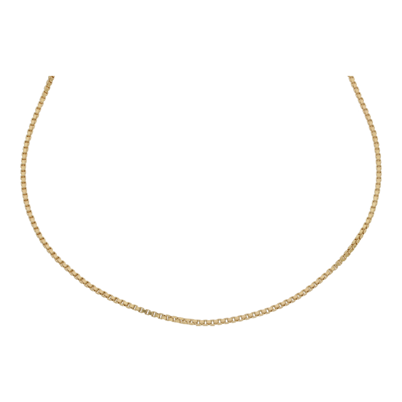 Halskette 750 /18 K Gelbgold Venezianerkette Breite 1,2 mm Länge 70 cm