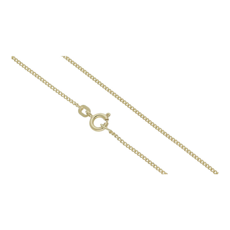 Panzer Kette 60 cm Länge 585/ 14 K Gold