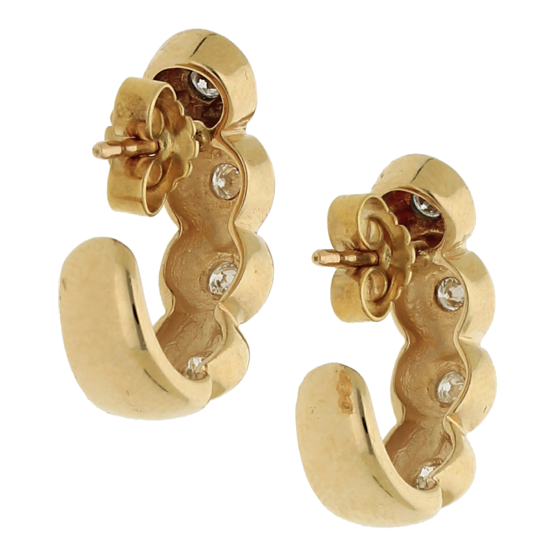 Brillant Ohrstecker 585/ 14 K Gold