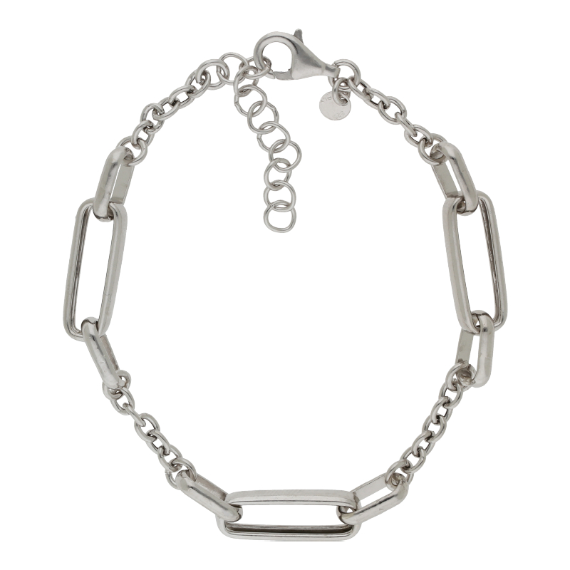 Armschmuck 925 Silber rhodiniert Länge 20 cm