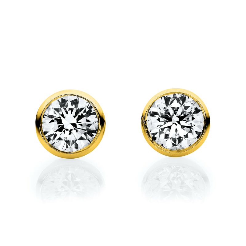 Brillant Ohrstecker 0,30 ct 750/ 18 K Gold
