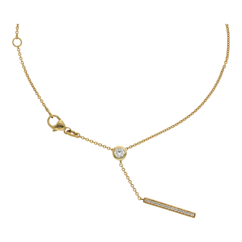 Y-Kette 45 cm Länge 333/ 8 K Gold