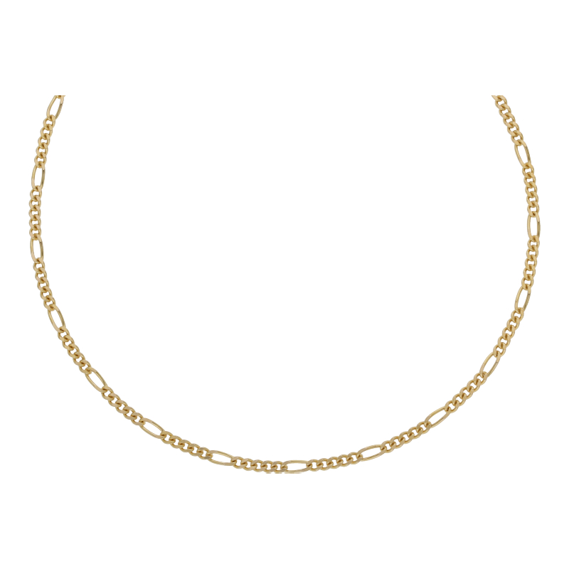 Figaro Kette 50 cm Länge 585/ 14 K Gold