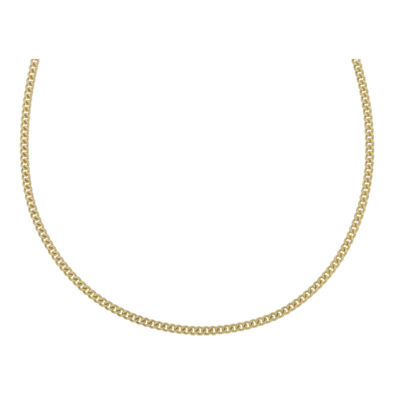 Panzer Kette 45 cm Länge 585/ 14 K Gold