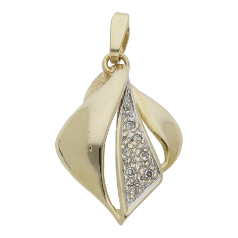 Diamant Anhänger 585/ 14 K Gold