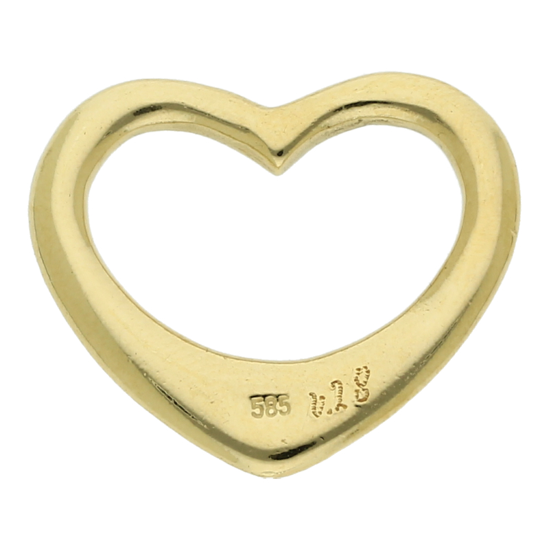 Brillant Herz Anhänger ca. 0,28 ct 585 Gold