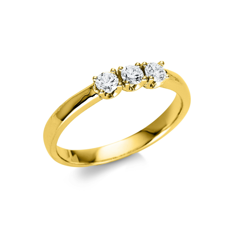 Brillant Ring 0,29 ct 750/ 18 K Gold