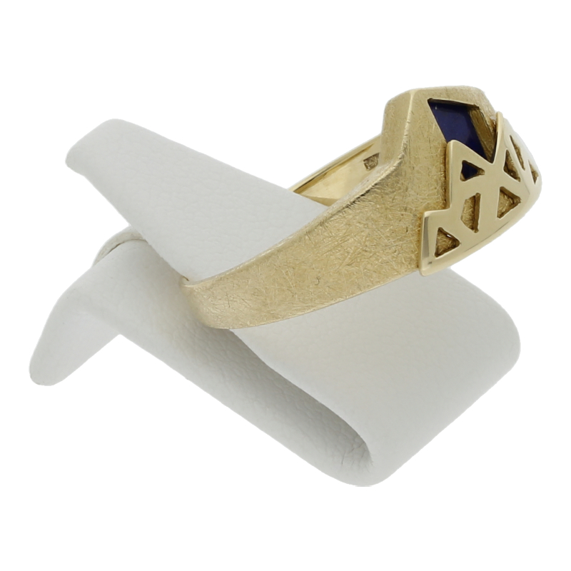 Lapis Ring 585/ 14 K Gold