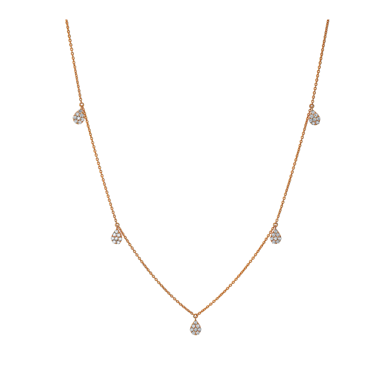 Brillant Collier 0,30 ct 45 cm Länge 750/ 18 K Gold