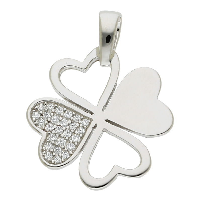 Anhänger Kleeblatt 925/ Silber