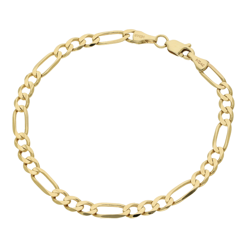 Figaro Armband 19 cm Länge 585/ 14 K Gold