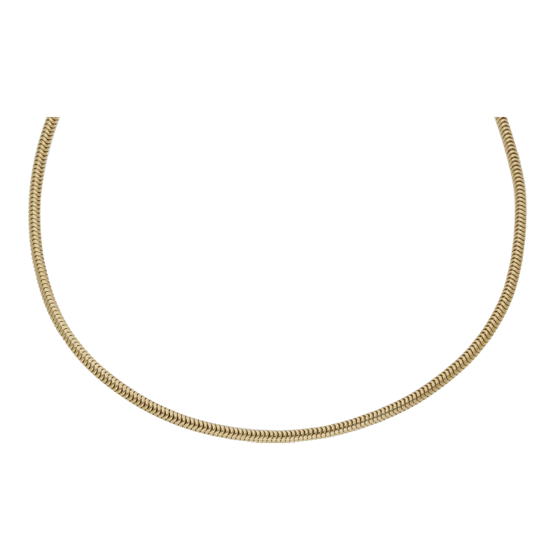 Schlangenkette 42 cm Länge 585/ 14 K Gold