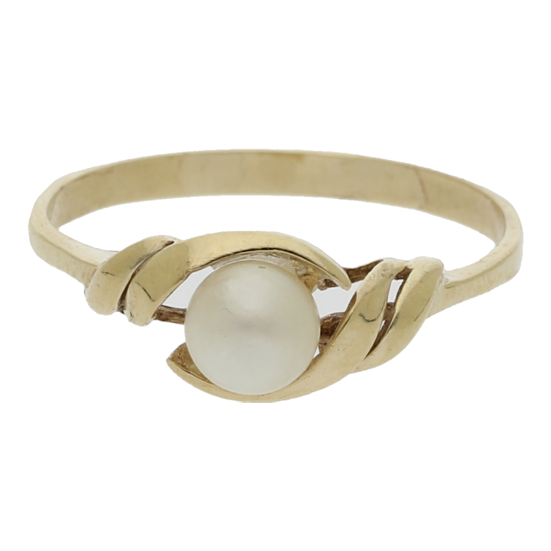 Zuchtperle Ring 333/ 8 K Gold