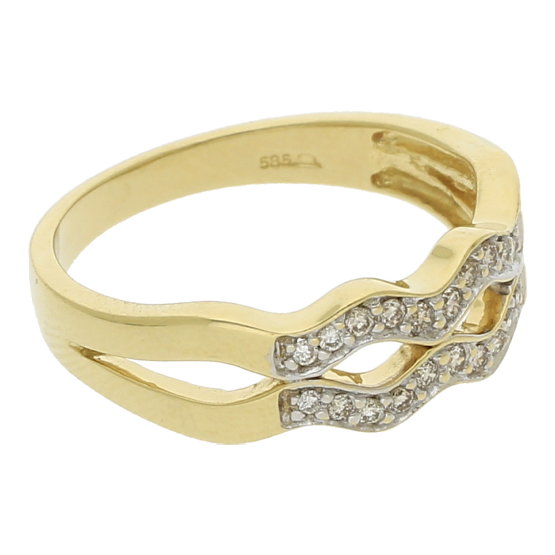 Brillant Ring 585/ 14 K Gold
