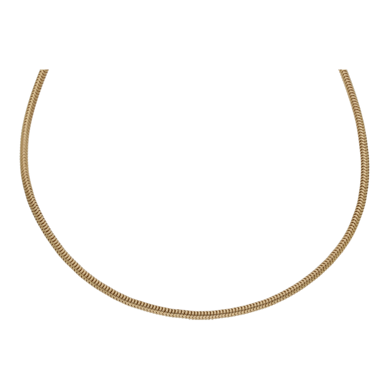 Schlangenkette 46 cm Länge 585/ 14 K Gold