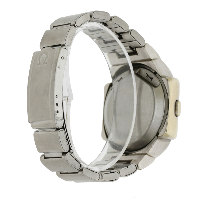 Omega Time Computer TC-1 LED Ref. 196.0017 Weißgold-Doublé 80 Mikron Vintage Sammleruhr Rarität