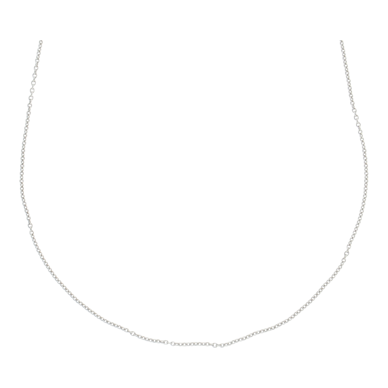 Ankerkette 925/ Silber rhodiniert 45 cm Länge