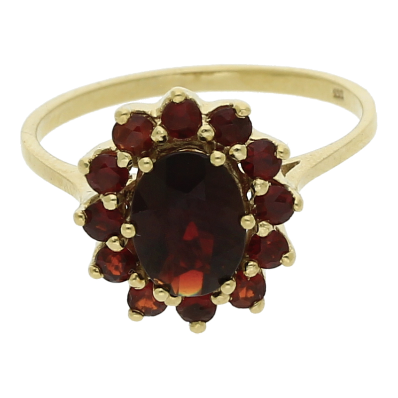 Granat Ring 333/ 8 K Gold