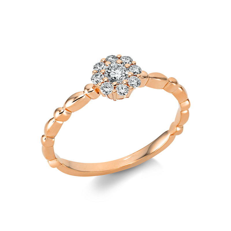 Brillant Ring 0,26 ct 750/ 18 K Gold