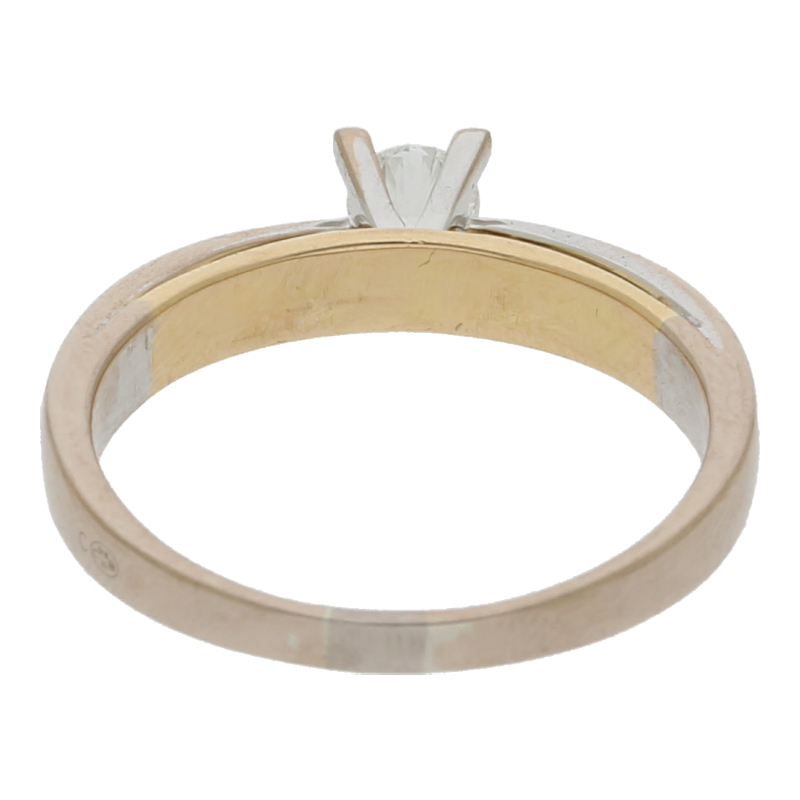 Solitär Klassiker 18K/750 Viertelkaräter