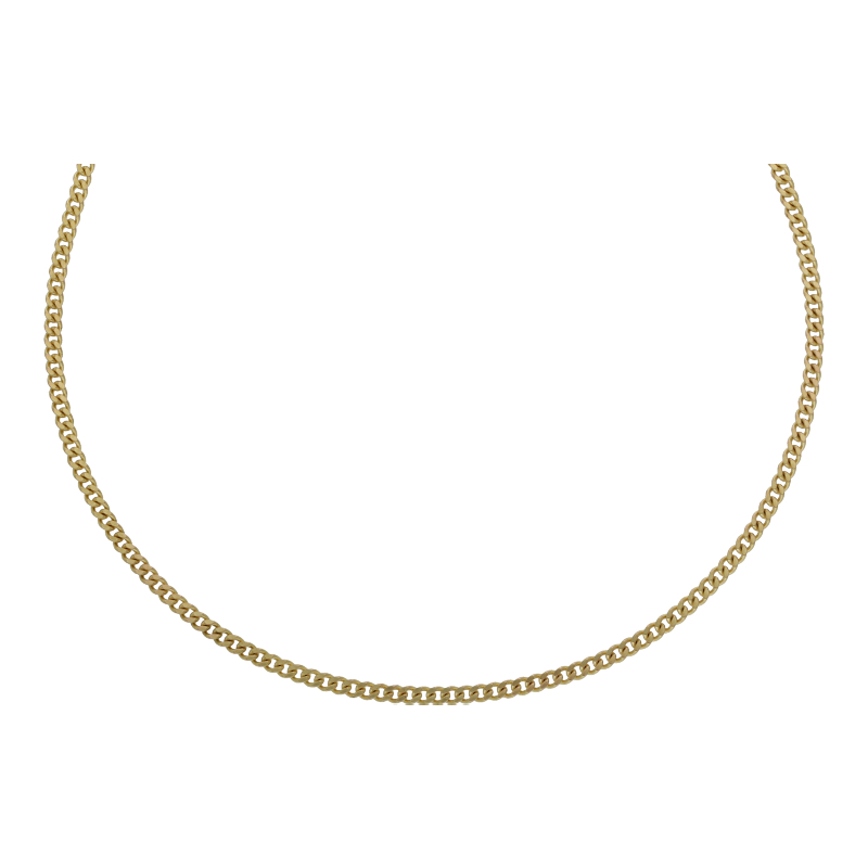 Panzer Kette 38 cm Länge 333/ 8 K Gold