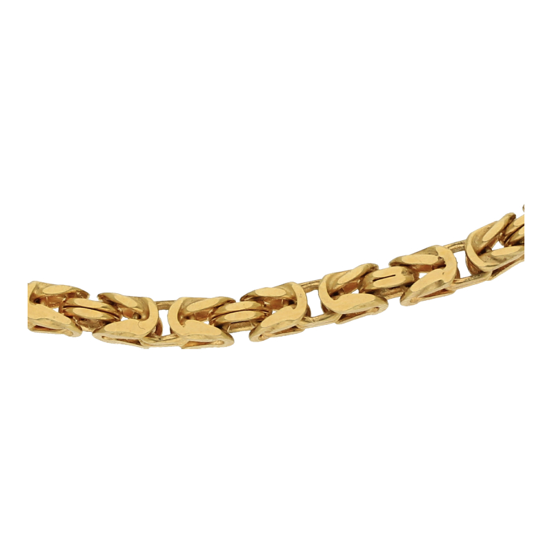 Armband Königsmuster 21 cm Länge 585/ 14 K Gold