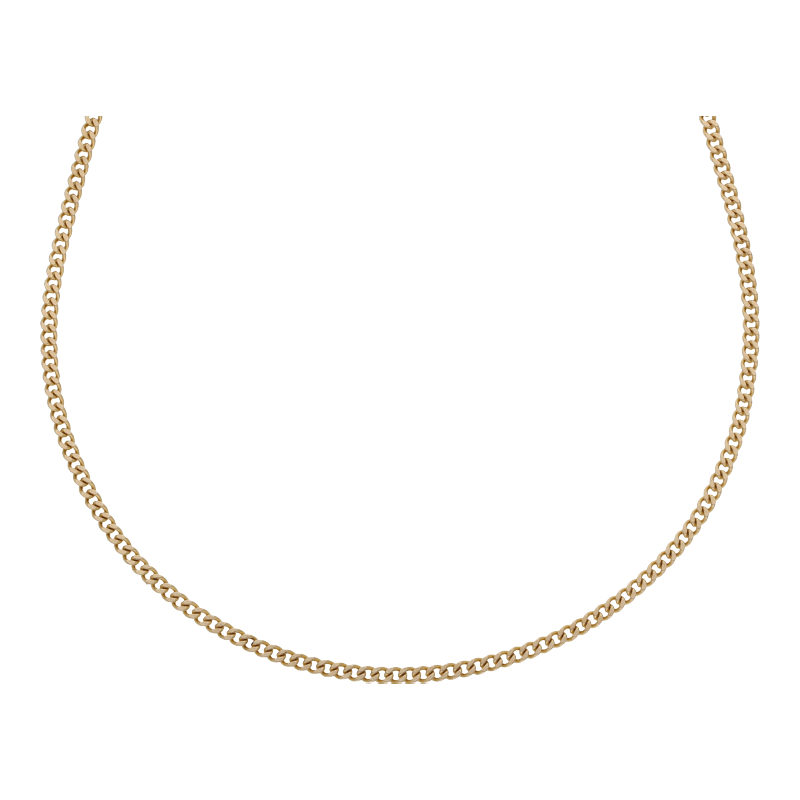 Panzer Kette 45 cm Länge 585/ 14 K Gold