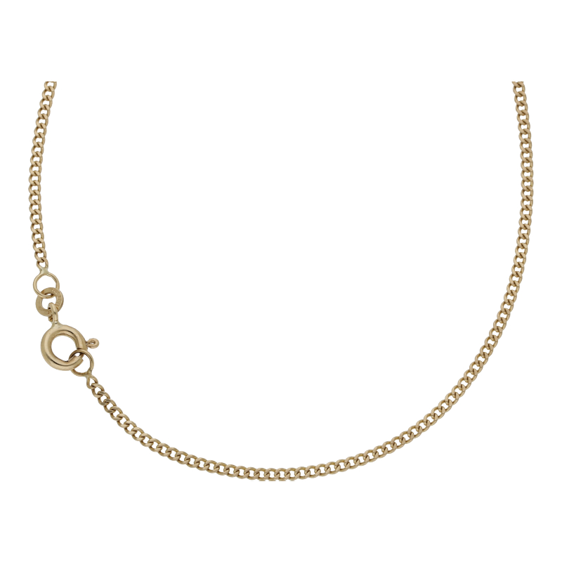 Panzer Kette 45 cm Länge 333/ 8 K Gold