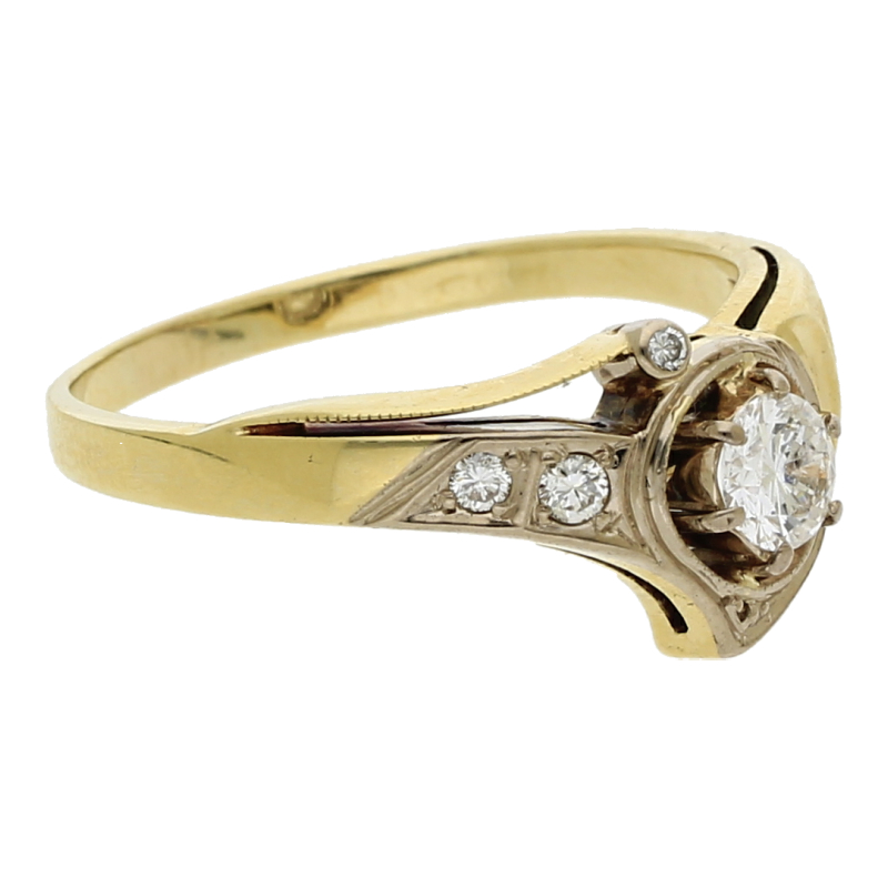 Brillant Ring 585/ 14 K Gold