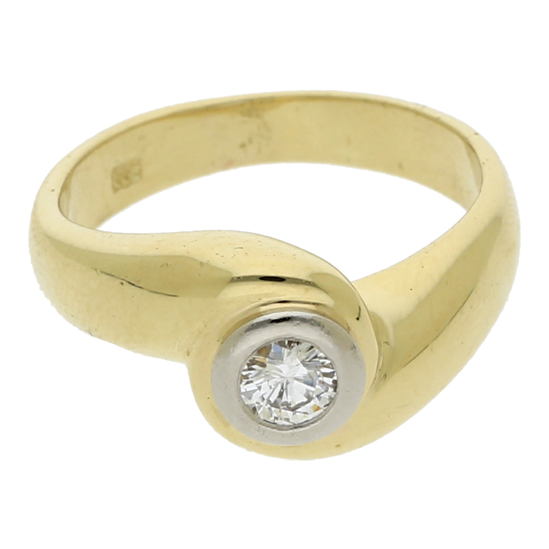 Brillant Ring 0,20 ct vs 585 Gold