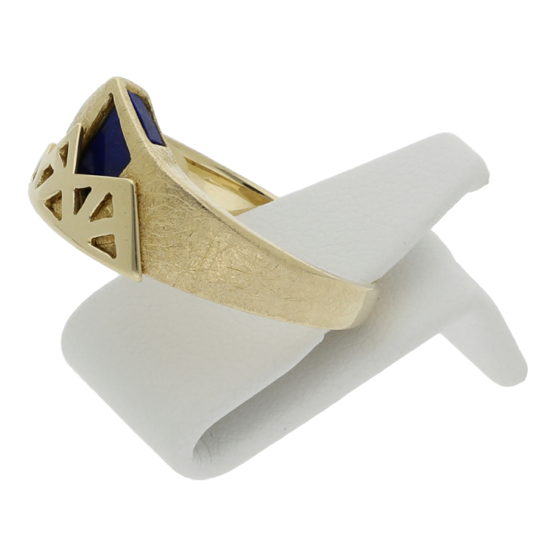 Lapis Ring 585/ 14 K Gold
