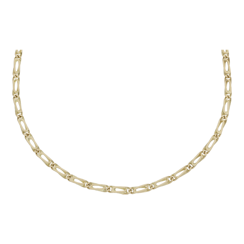 Halskette 585/14 K Gelbgold Figarokette Breite 2,0 mm Länge 45 cm