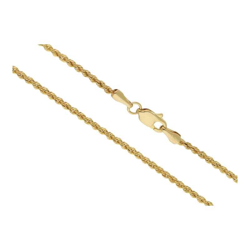 Kordel Kette 50 cm Länge 585/ 14 K Gold